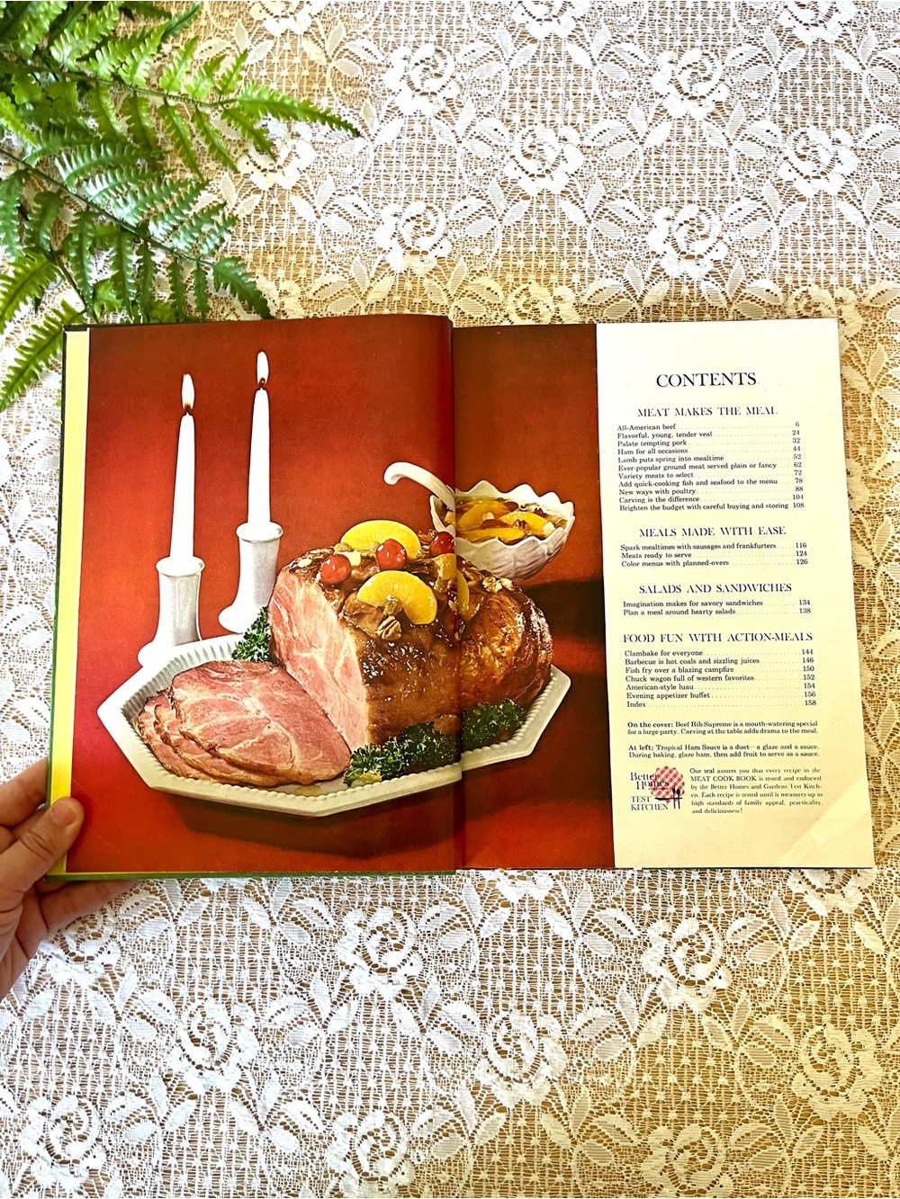 1969 Better Homes and Garden Meat Cookbook Hardcover - Picture 5 of 8